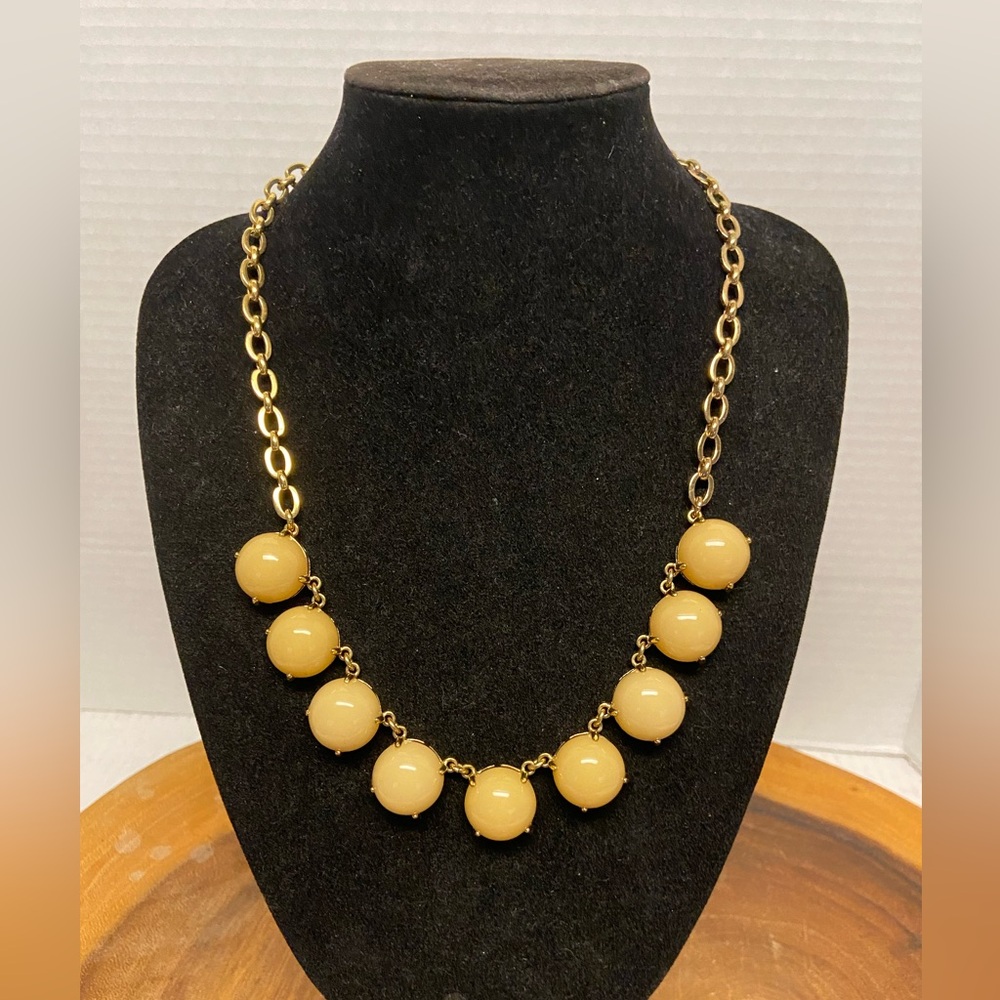 JCREW Beaded Peach Necklace